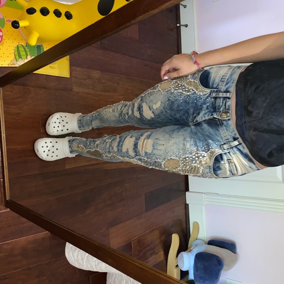 Dish Jeans with Swarovski - Picture 3 of 10